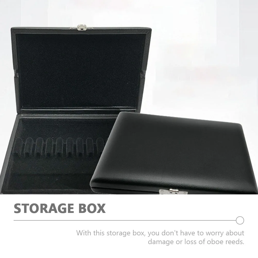 

Oboe Reed Storage Holder PU Oboe Reed Case Oboe Reed Organizer Oboe Reed Storage Box PU Oboe Reed Organizer