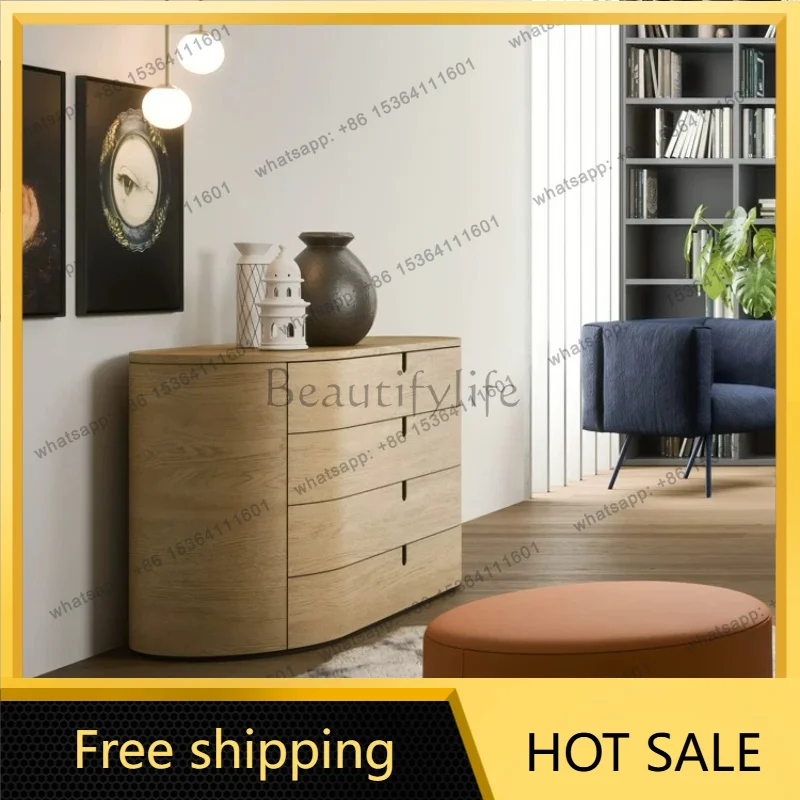 Factory Direct Nordic Simple Dining Side Cabinet Living Room Home Storage Bedside Cabinet