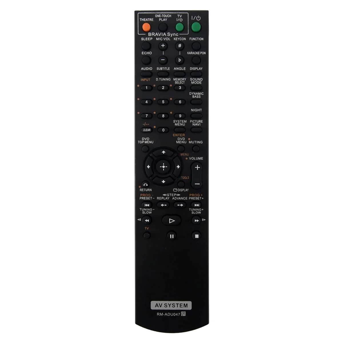 Remote Control for SONY AV DAV-DZ280 DAV-DZ660 DAV-DZ860 DAV-DZ680 DAV-DZ780 HCD-DZ750 RM-ADU047 RM-ADU050