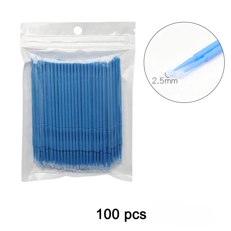 100Pcs Disposable Car Touch Up Paint Micro Brush Car Paint Touch Up Tool Fine Tip Maintenance Tool Car Detailing  Auto Detailing