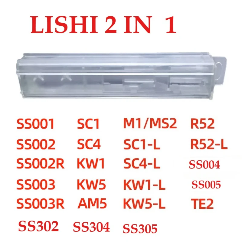 

Набор инструментов для слесарей Master Lishi 2-в-1: SC1, SC4, KW1, M1/M2, AM5, KW5, M1/MS2, SS001, SS002, SS005, SS004, SS304, SS305, TE2, R52, R52L – Полный комплект