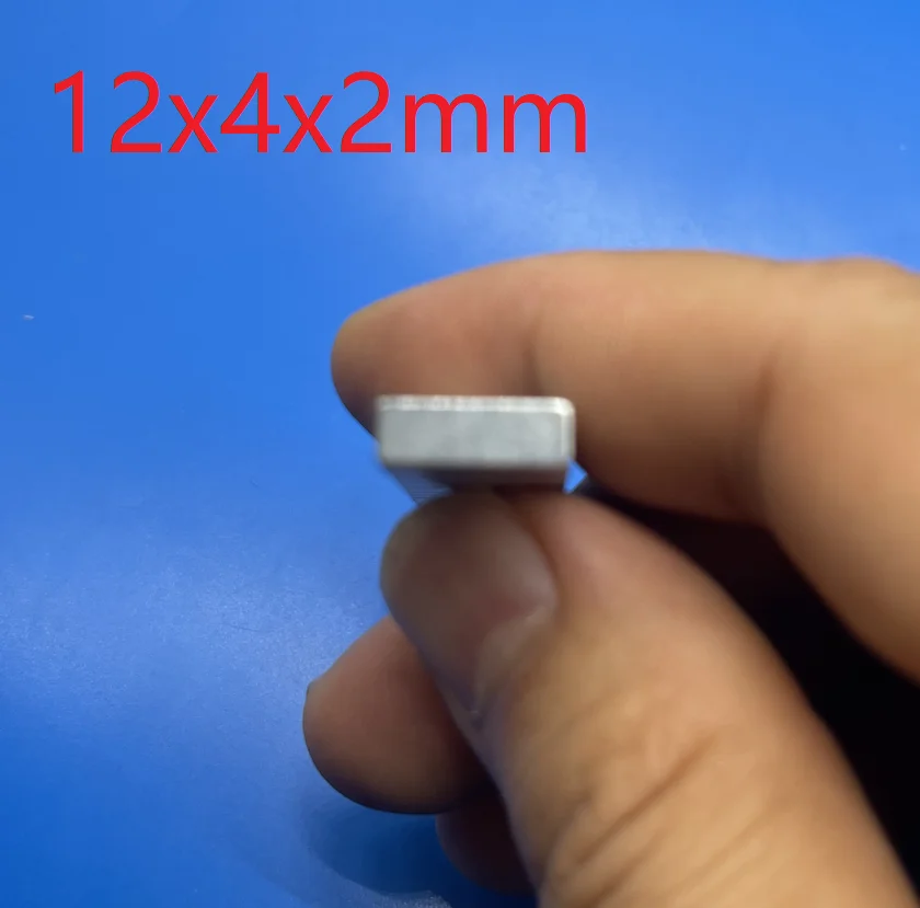 2~5000PCS 12x4x2 mm Powerful Magnets Sheet 12mmX4mm Block Permanent Magnet 12x4x2mm N35 Thin Neodymium Magnet Strong 12*4*2 mm