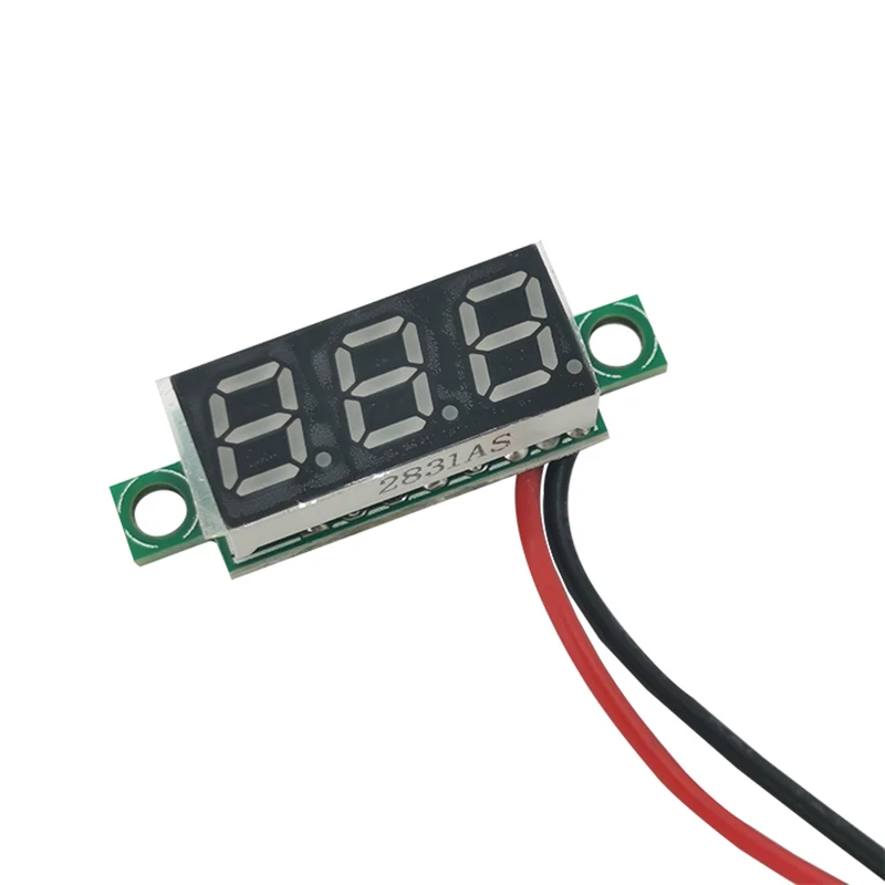 10PCS DC4.5-30V 0-30V Mini 0.36 Inch LED Digital Voltmeter Electronic Accessories Digital Voltmeter Variable Precision Display