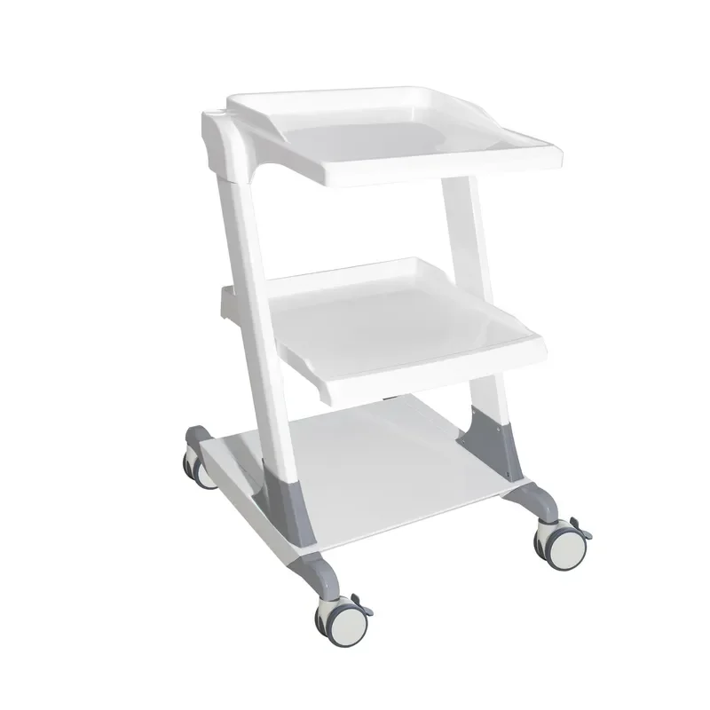 Modern Three Layer ABS Medical Cart for Hospital Clinic Use CE ISO Certified Customizable Nurse Trolley Wholesale Durable