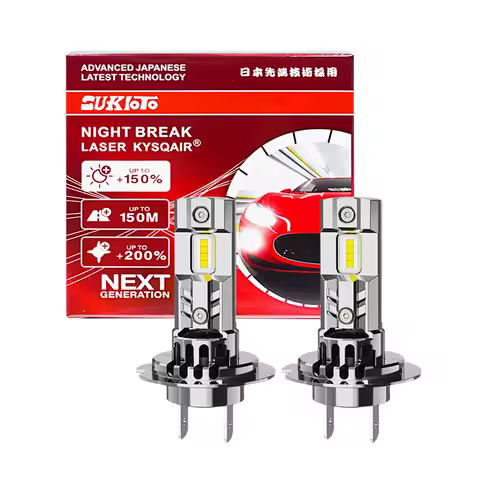 2PCS SUKIOTO GENUINE Canbus H7 LED Headlight 110W 6500K High Bright H15 Car Light Wireless H1 H3 H4 H8 H11 9005 LED Headlamp 12V