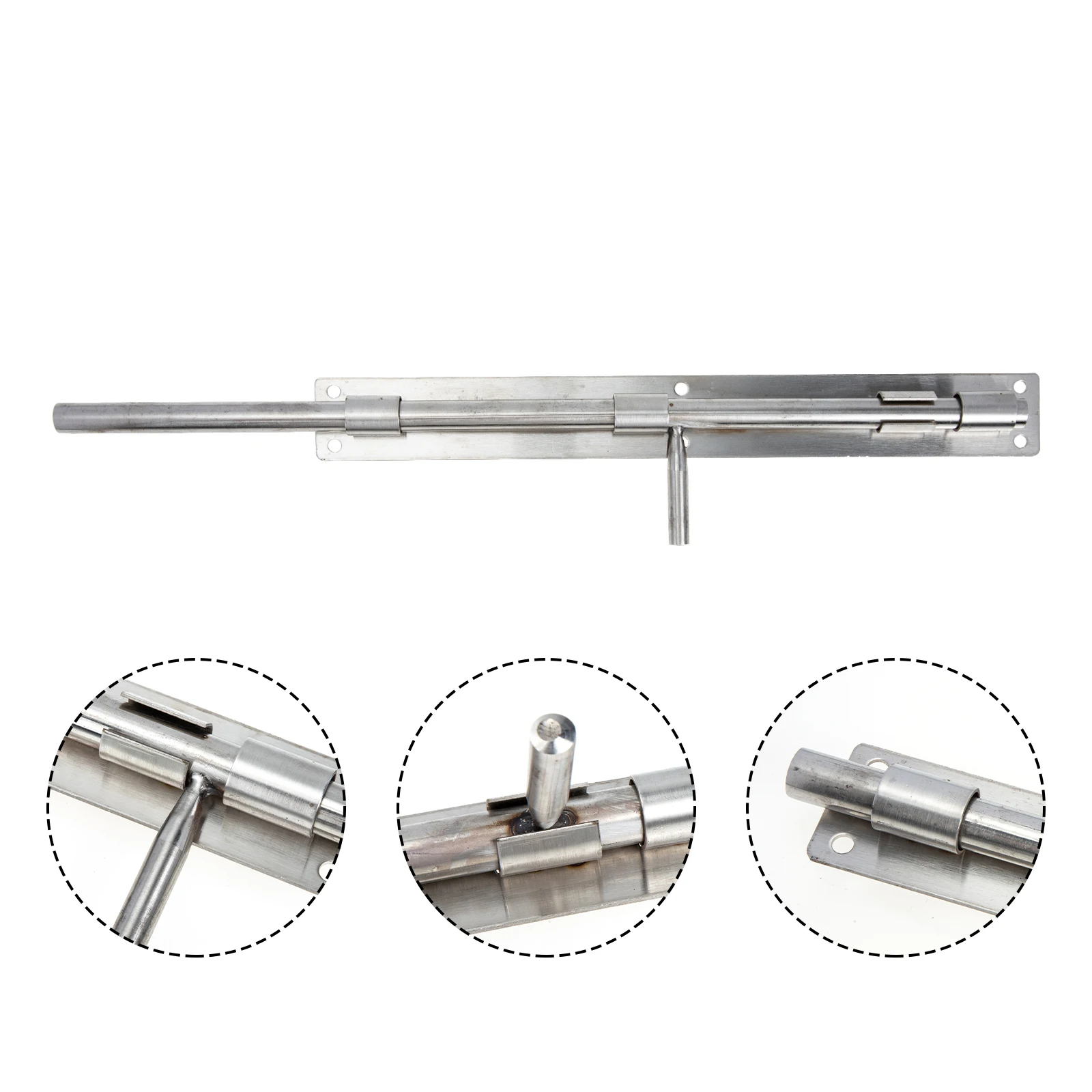 

Stainless Steel Door Bolt Latch Small Pin Lock Safety Clasp Sliding Gate Wood Hasp Heavy Duty Durable Easy Install Hardware