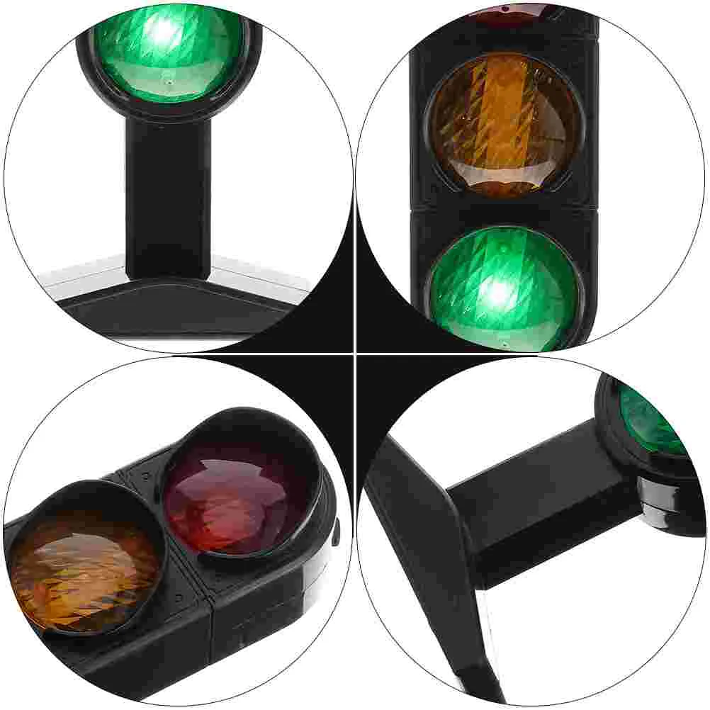 2 Pcs Traffic Light Toy Road Safety Education Kids Toys Mini Early Educational Plastic Child