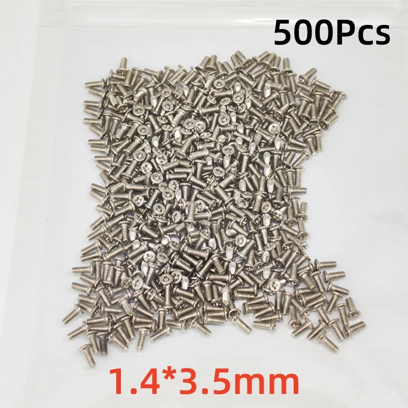 500pcs/Lot 3.0mm 3.5mm Screws For Samsung/Xiaomi/Lenovo/Moto/ASUS/TCL/Nokia OPPO/Vivo/LG/Redmi Honor Mobile Phone Screw Bolts