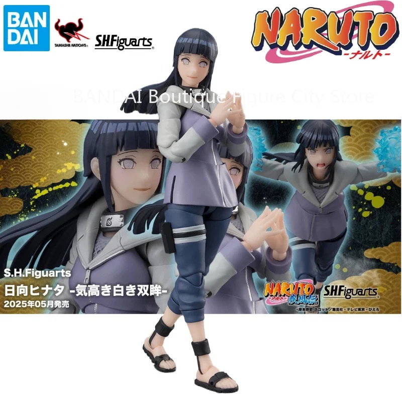 [Pre-sale] Bandai SHF Naruto Series Hyuga Hinata -Noble White Eyes-Available Figure Model Gift Collectible Toy