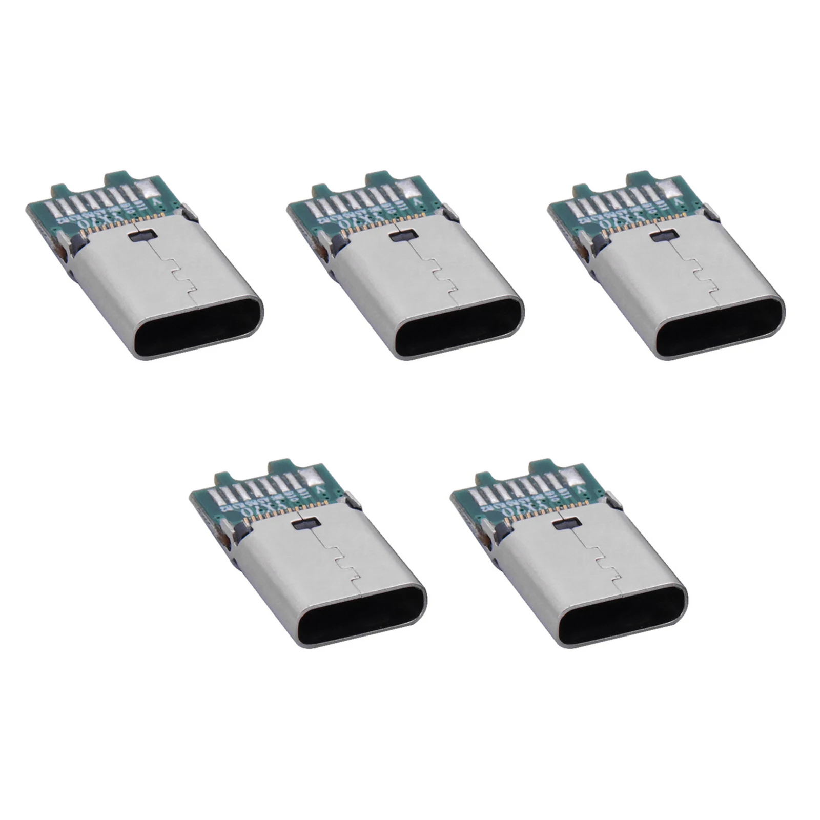 5Pcs USB 3.1 Type C Female Connectors Jack 24Pin USB Female Plug Electric Terminals Welding DIY Charging Cable Support PCB Board