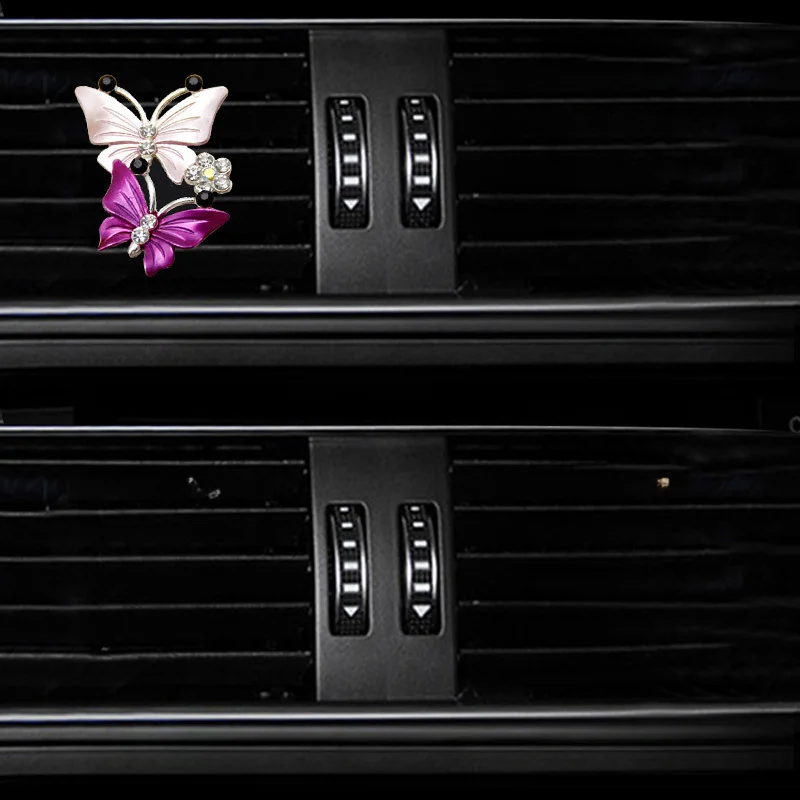 Car Accessories Butterfly Car Perfume Accessories Car Accessories Air Conditioning Outlet Perfume Clip Car Hanging Accessories