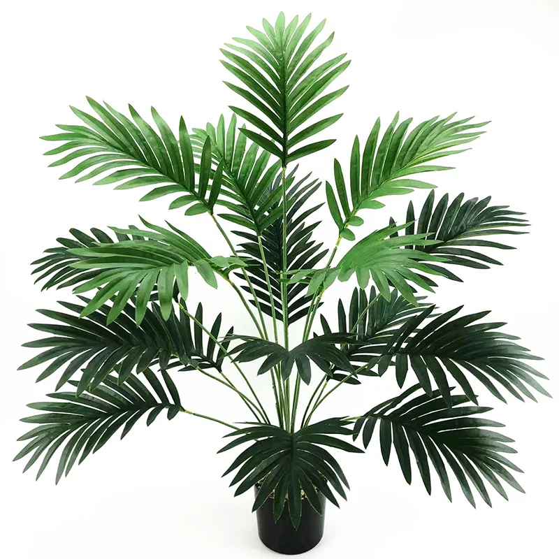 Large Artificial Plants Scattered Tail Palm Tree Plant Banana Leaves Home Garden Decoration Accessories Fake Plant Bonsai Tree