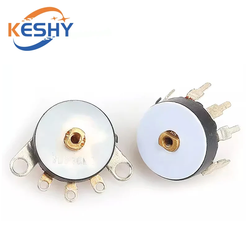 5PCS RV12MM Straight Angle Radio Potentiometer RV12MM B10K B103 B503 B50K Power Amplifier Volume Potentiometer With Switch New
