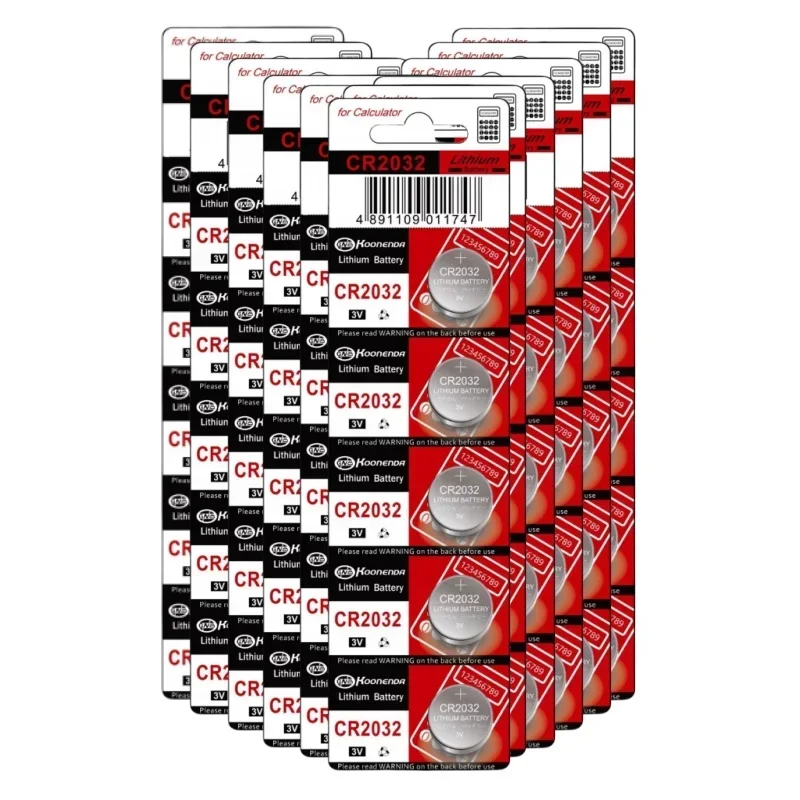 10 UDS-50 Uds CR2032 pila de botón 3V baterías de litio CR 2032 para llaves de reloj controlador de calculadora temporizador luces Led