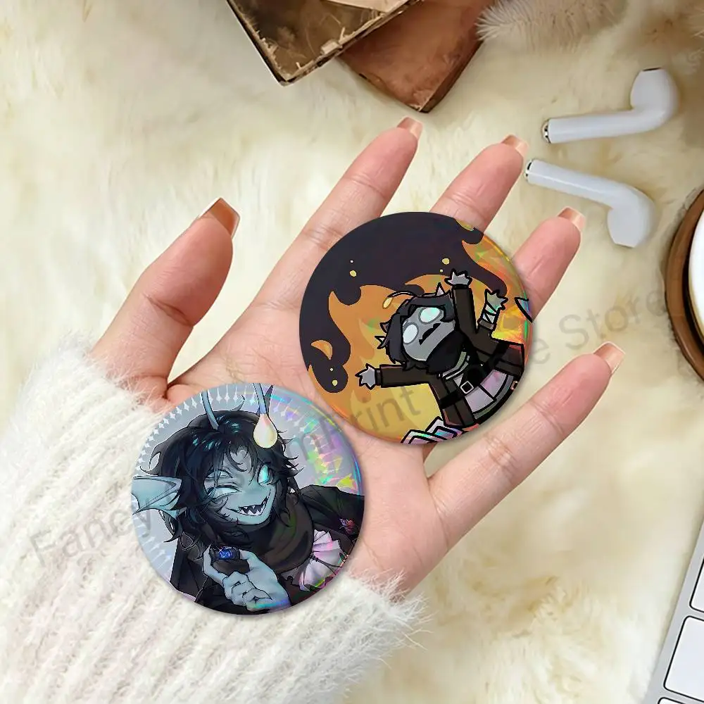 S-Sebastian Solace Pressure Custom Badges 75mm 44mm 25mm Brooch Backpack Hat Enamel Pins Accessories Toys Gifts