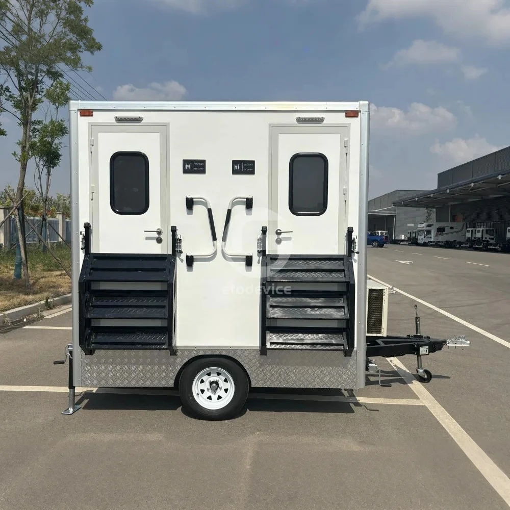 Aliexpress Hot Sale Wholesale Mobile Toilet Trailer, Movable Container Outdoor Camping Bathroom