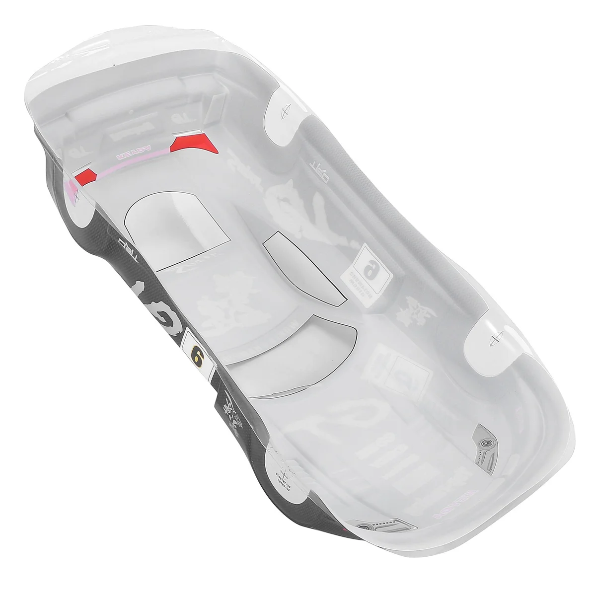 A68T RC 1:10 Flat Running On-Road Car Drift Car PVC 190MM GT Body Shell for /// / 94122 94123 D3 D4 R31 - view 6