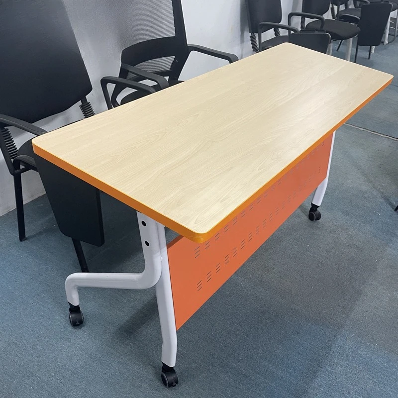 Flap table, conference tutoring class training table, training institution, art calligraphy strip table, desk and chair