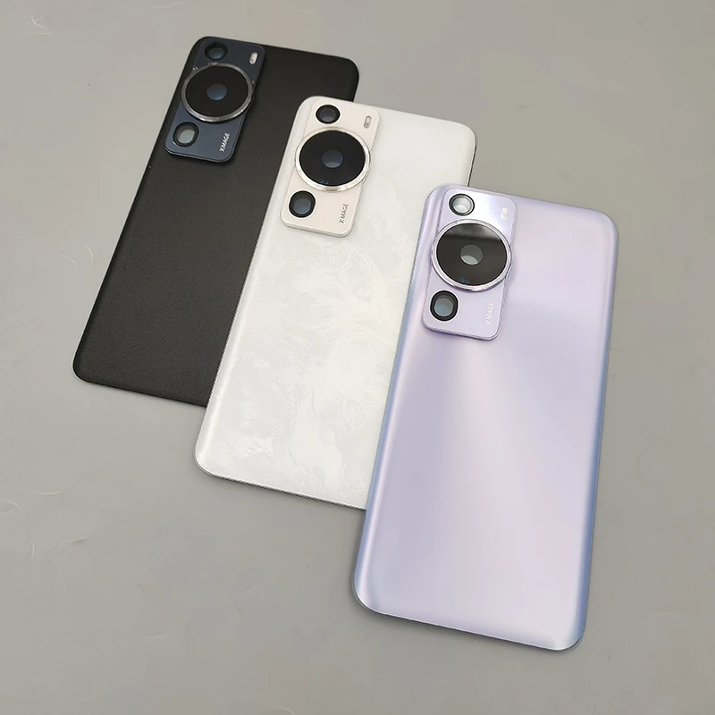 Akkudeckel für Huawei P60 / P60 Pro Rückglasabdeckung Rückseitige Gehäuseabdeckung Ersatzteile mit Kameralinse für P60 P60ro