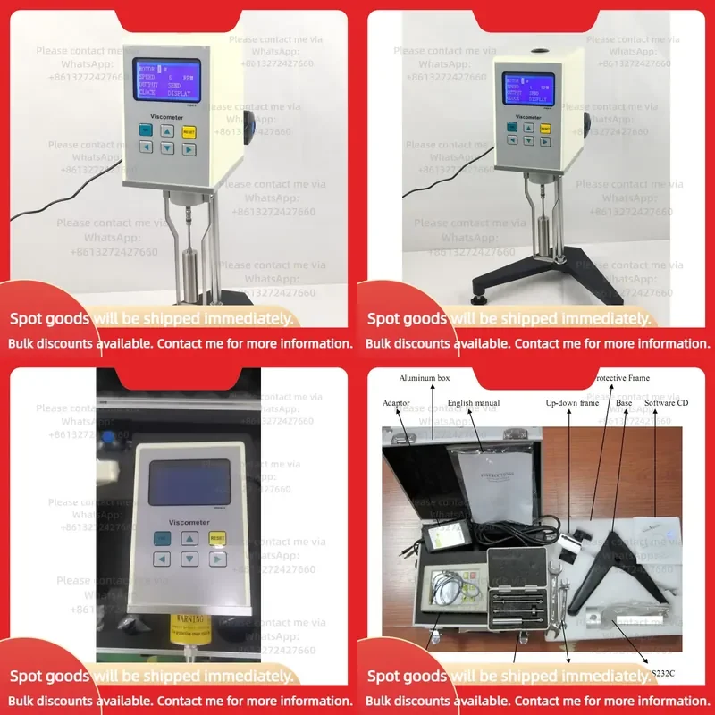 DV-1 NDJ-8s 5s Digital Rotational Viscometer Electronic Lab Viscometer