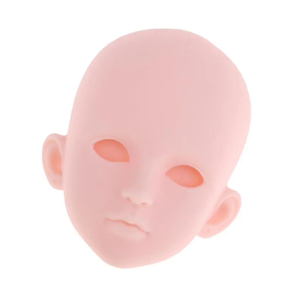 1/4 Female Bjd Doll Head Sculpt Ball-Jointed Doll Body Parts Head Sculpture