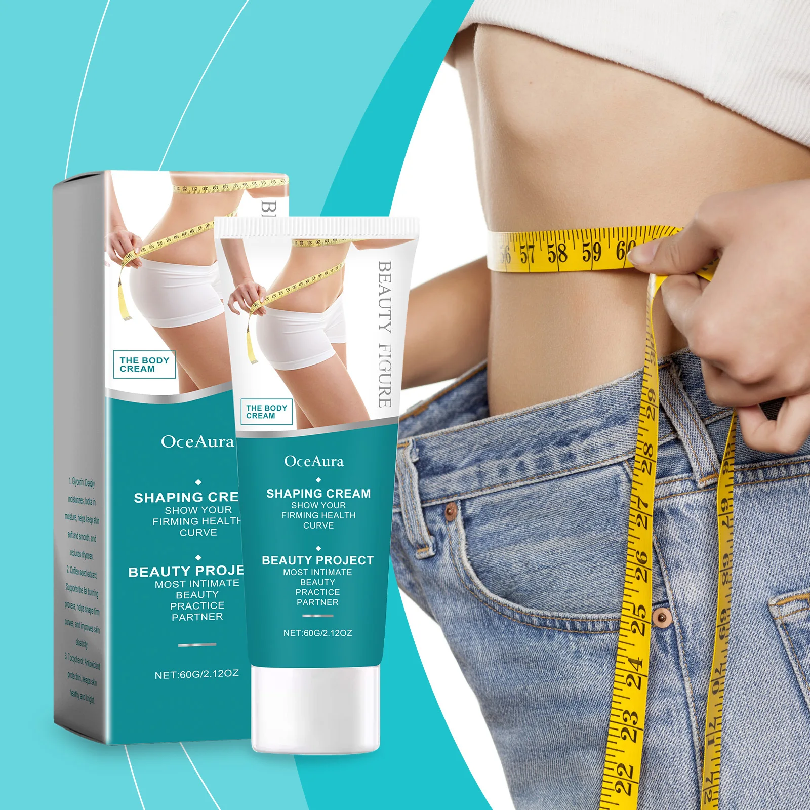 

Slimming Cream Weight Loss Fat Burning Belly Thin Waist Arm Legs Full Body Shaping Firming Massage Improve Obesity Coffee Lotion