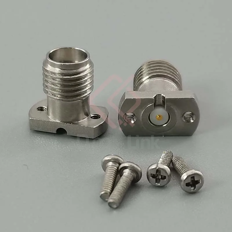 

SMA-KFD216 фланцевая печатная плата без пайки разъем SMA 26,5G сменный Amphenol Rosenberg