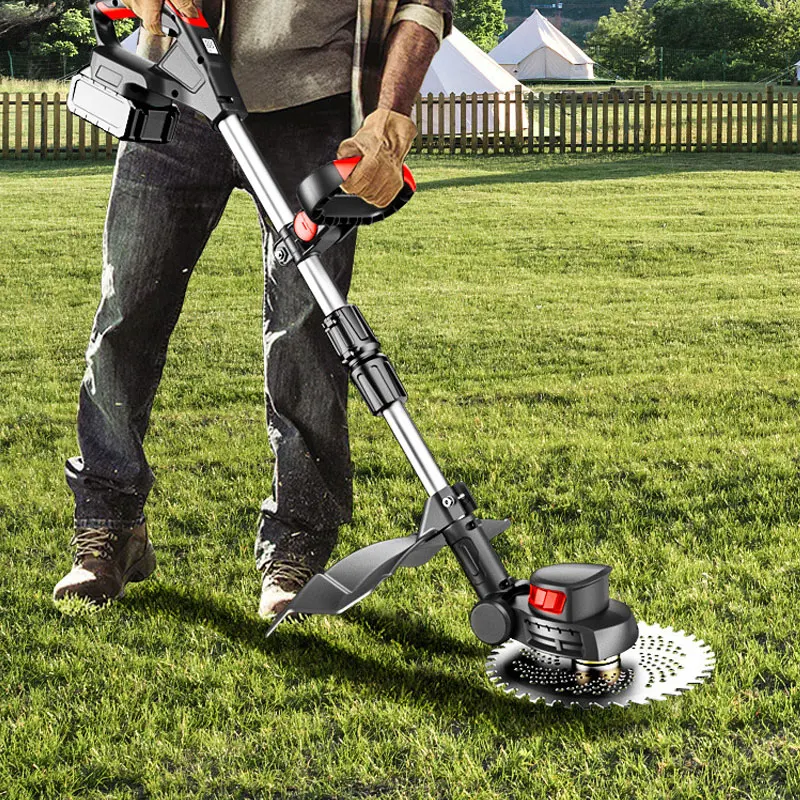 

Battery Power Brushless Electric Grass Trimmer Multifunctional Garden Lawn Mower Home Portable Cordless Grass Cutter