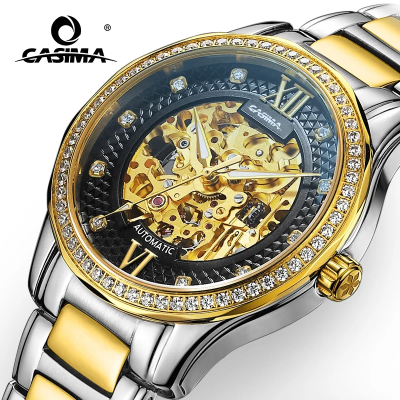 CASIMA Couple Watches Simple Trendy Fashion Watch Versatile Waterproof Luminous Men's Mechanical Watch Model PE-8805-1001
