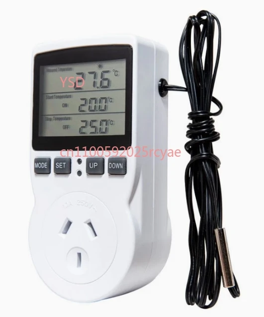

Large Screen Temperature Controller Socket - EU/US/UK Plug, Countdown Switch Function
