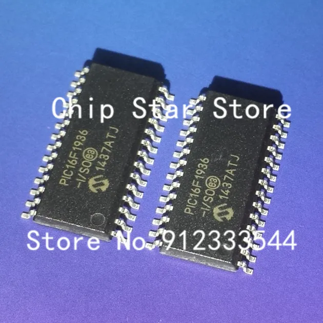 5-50pcs  PIC16F1936-I/SO  PIC16F1936  SOIC28  8 Bit MCU PIC16 Family PIC16F19XX Series Microcontrollers 100%New And Original