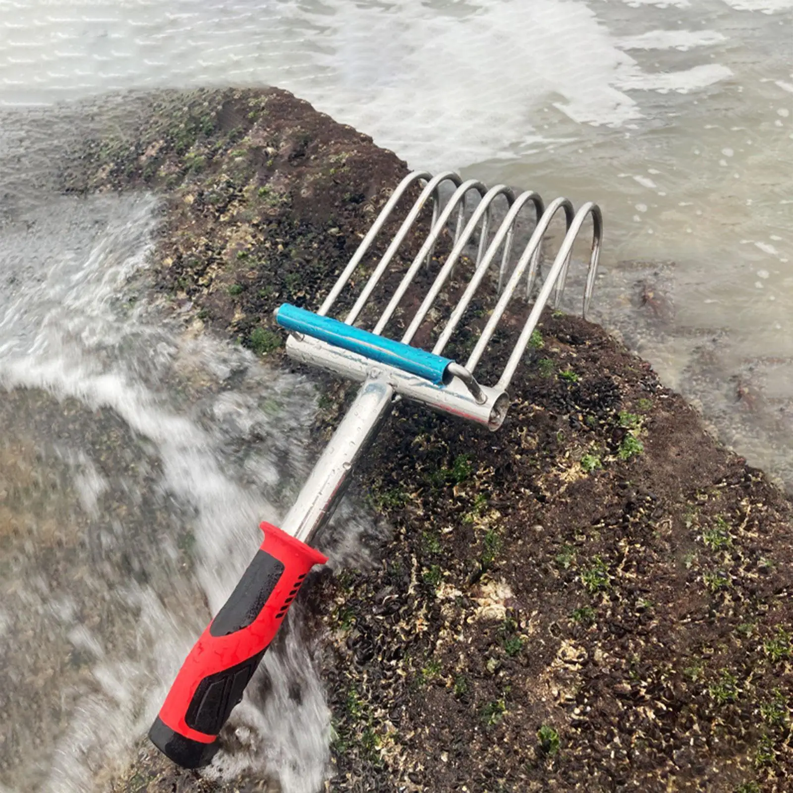 

Hand Rake Garden Tool Weeding Small Tool for Beach Lawn Backyard
