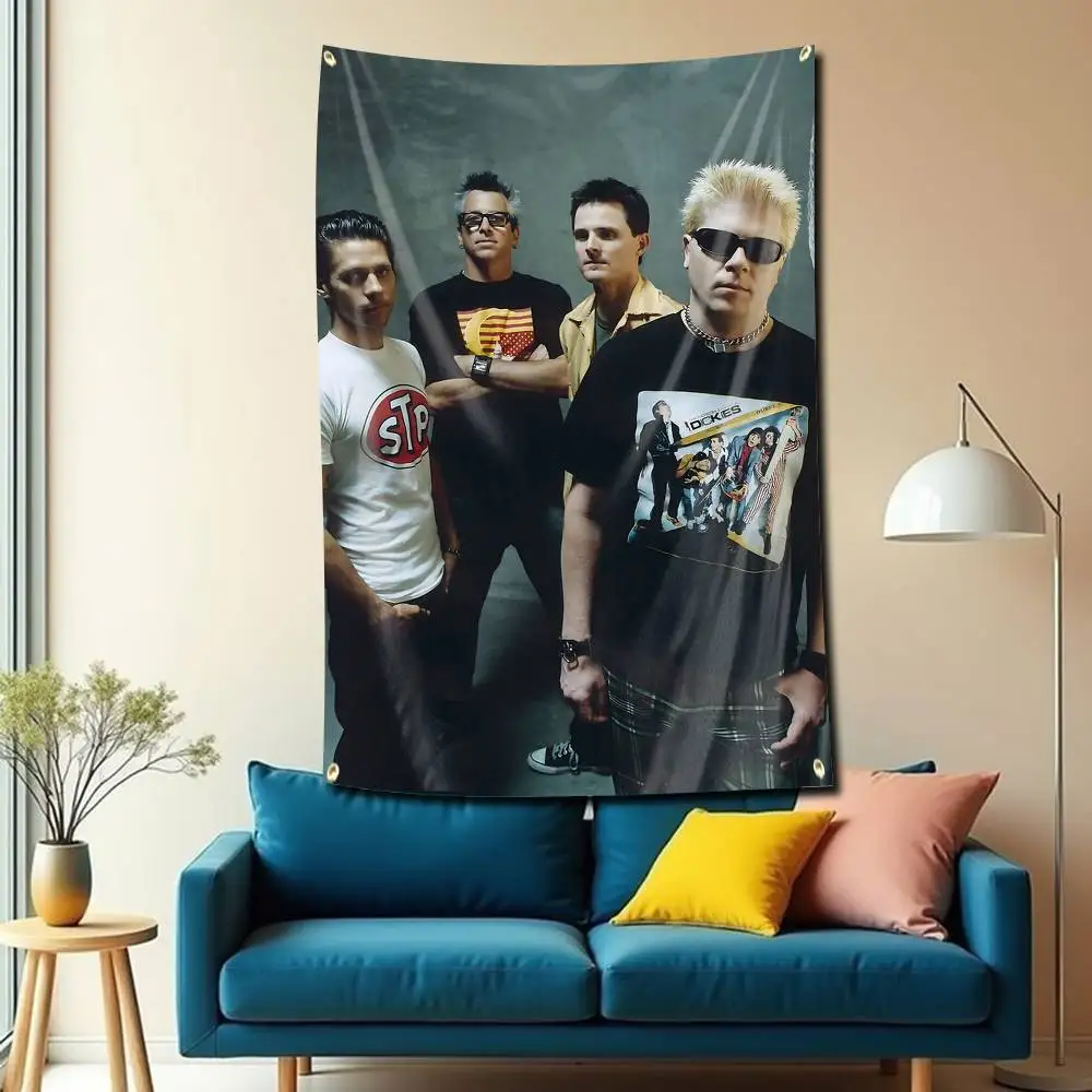 Come Out and Play The O-Off-spring Flag Tapestry Banner for Bedroom Living Room Outdoor Camping Custom Supported
