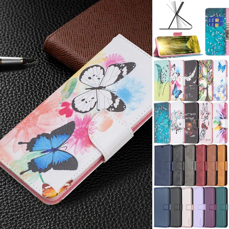 For Samsung Galaxy A15 Phone Case Flip Leather Wallet Stand Book Cover on For Coque SamsungA15 GalaxyA15 A 15 Protective Case