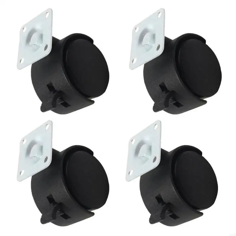 عجلات منخفضة التحمل للأثاث المنزلي والمكتبي مع ميزة الفرامل #5