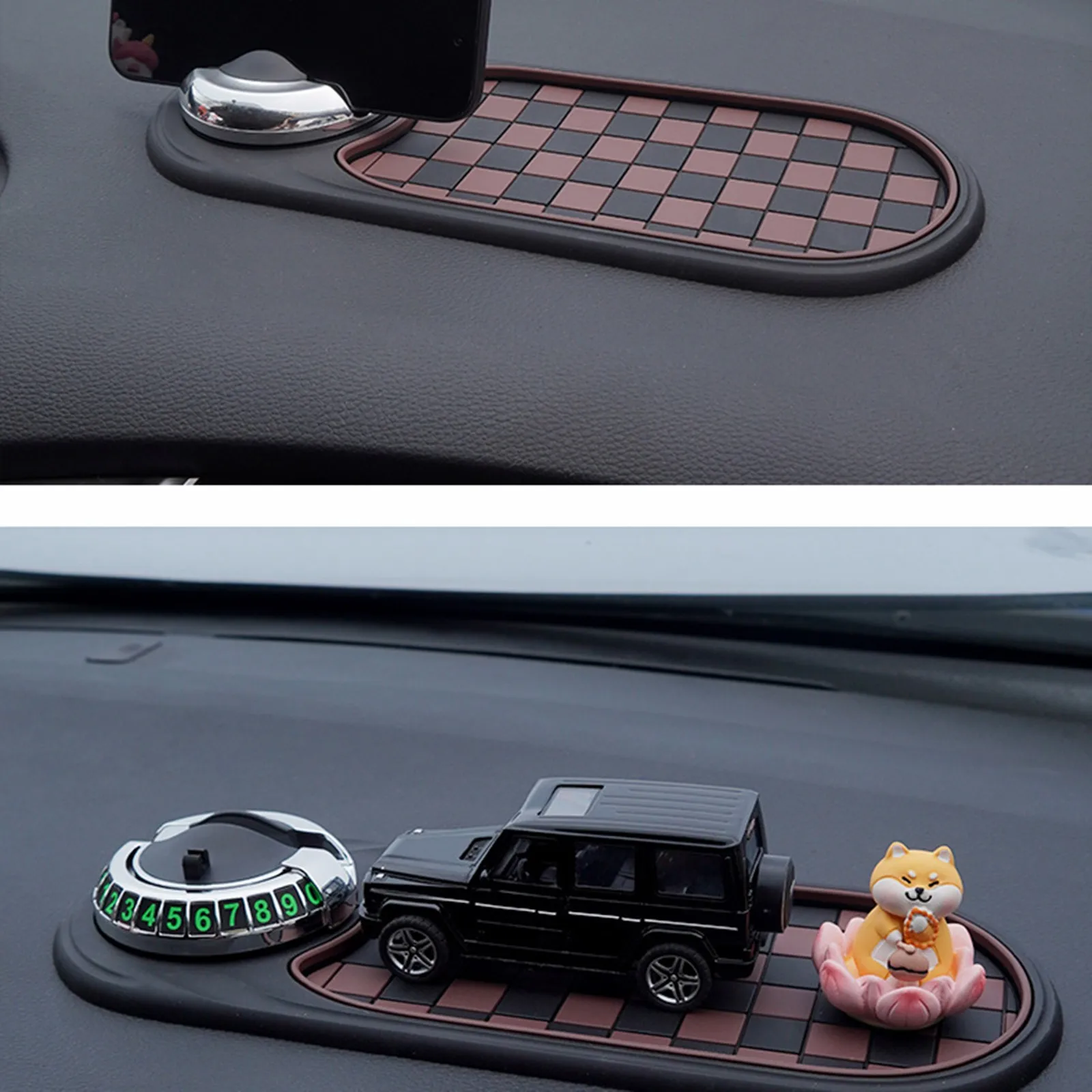 

Multi Functional Mobile Phone Holder Car Non Slip Navigation Sunglasses Rack Car Interior Durable Stylish Decorative Accessory