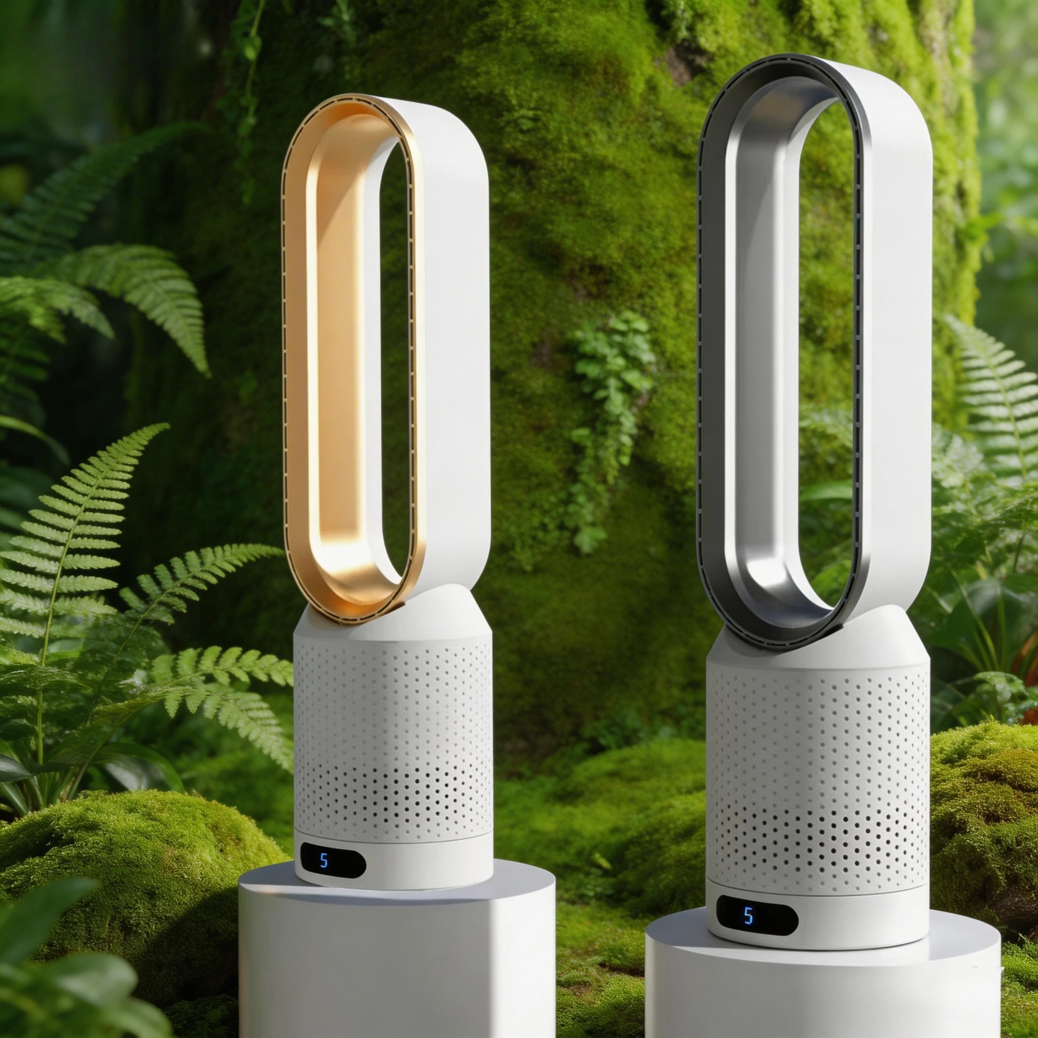 

Безлопастной вентилятор-циркулятор воздуха с 8 скоростями, эффект естественного бриза, 90° ° Бесшумный напольный вентилятор с бесщеточным двигателем, умным таймером и функцией вращения для дома и детской комнаты