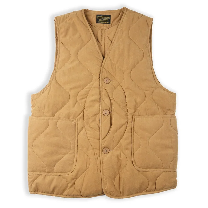 2024 New multi-bag quilted inner vest Crescent plus cotton hunting vest Outdoor hiking hiking combat suit