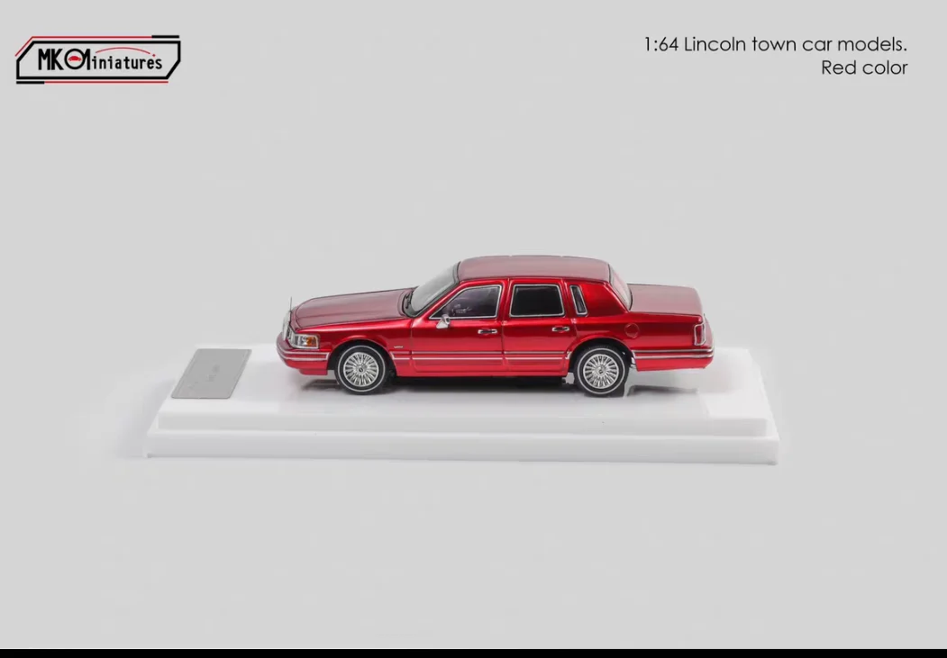 Spot MK Miniaturas 1:64 1992 Lincoln Lincoln City, liga, modelo de carro
