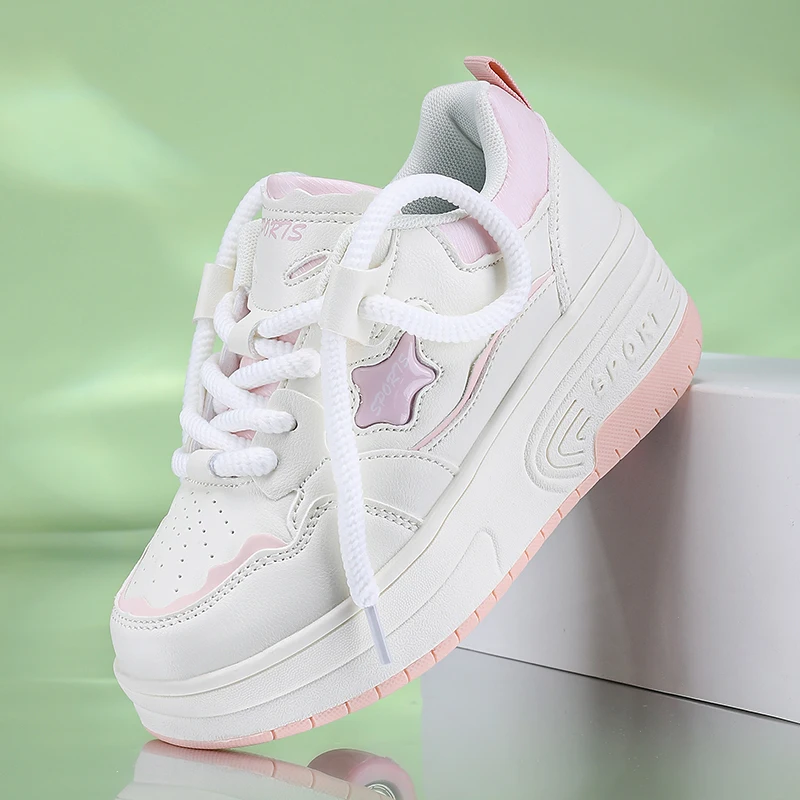 

New Viral Kids' Heelys: 4 колеса для девочек, 2 колеса для мальчиков — трансформируемые туфли на колесиках для студентов