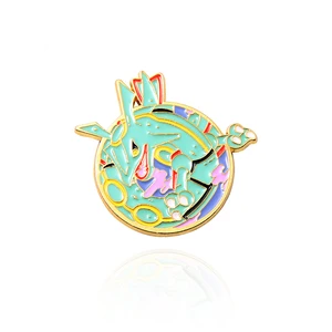 Anime -Anime -Pokémon -Zeichnungen Emaille -Stifte, Brosche Dragon Mythic Pet, Metal Badge Fashion, Rucksackzubehör 8 Hauptverkaufs -Rucksack -Chaos - №5