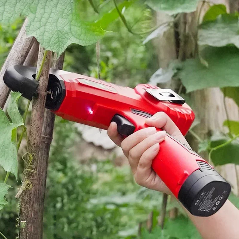 Handheld Electric Tying Machine for Agricultural Use Multi-Function Grape Tomato Tie-Binding Tool for Household