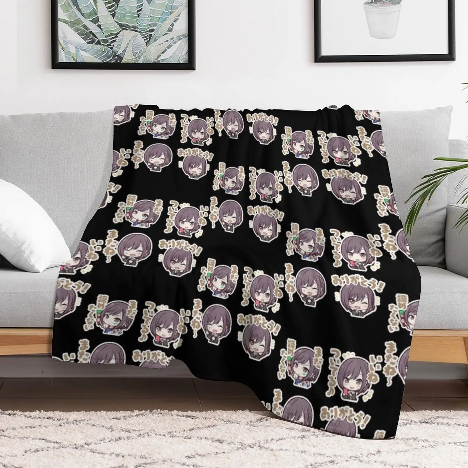 Project Sekai anime, ena shinonome project sekai Throw Blanket Compact Warm Blanket for Car Road Trip