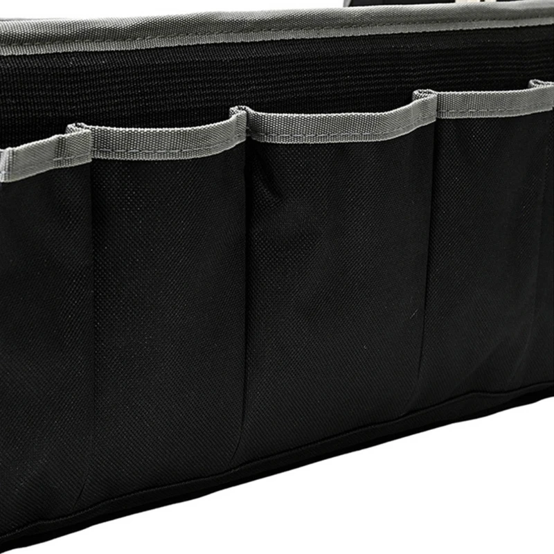 Professional Grade Fabric Tool Bag Featuring Multiple Compartments Ergonomic Grip And Sturdy Construction For Heavy M4YD