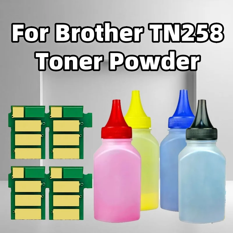 

1 комплект TN258 чип порошка тонера для Brother L3220 L3240CDW L3280CDW L8240CDW L3520CDW L3560CDW L3720CDW L3755CDW L3760CDW L3780CDW