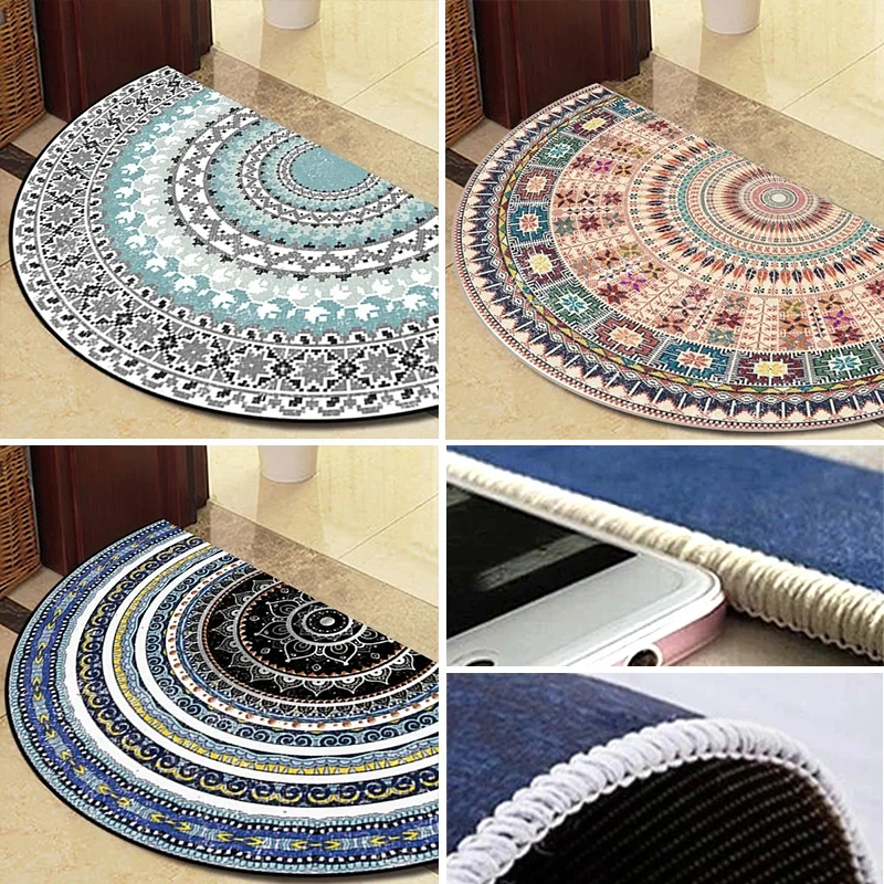 

Semicircle Door Mat Nordic Style Welcome Mats for Inside Outside Entrance Home Decoration rugs for bedroom 엔트리 카펫