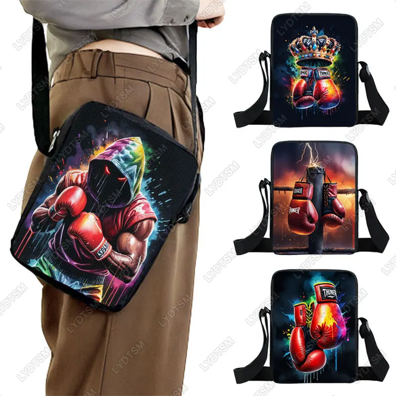 

Крутая сумка через плечо с узором боксерка, боксерские перчатки, женская сумка, боевая сумка на плечо, кошелек, держатель для телефона, сумки-мессенджеры