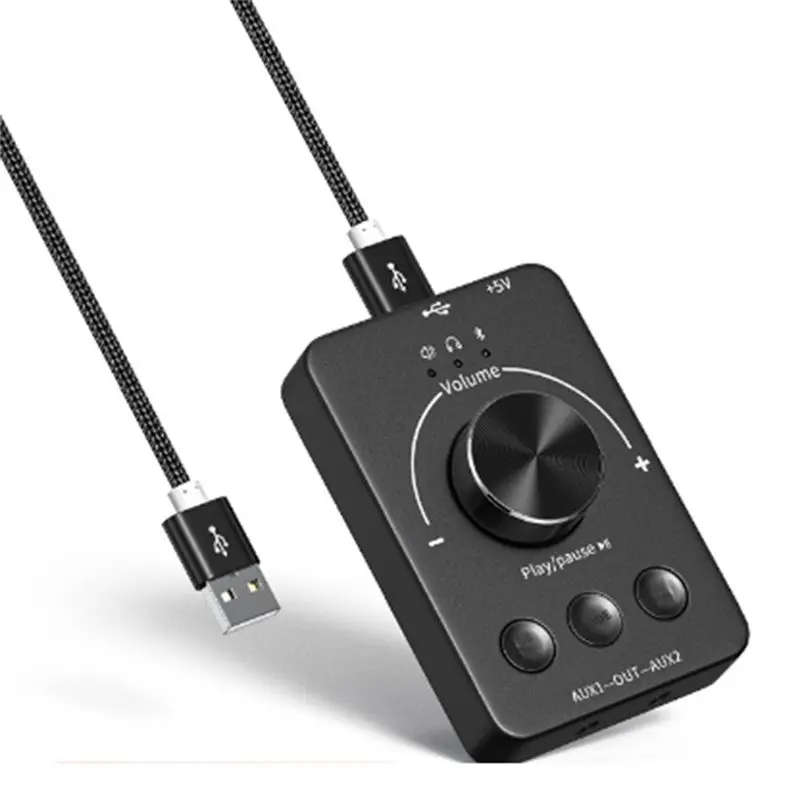 

A29F-контроллер звука, USB-регулятор громкости для компьютера, совместимый с Bluetooth - внешний регулятор громкости с функцией регулировки