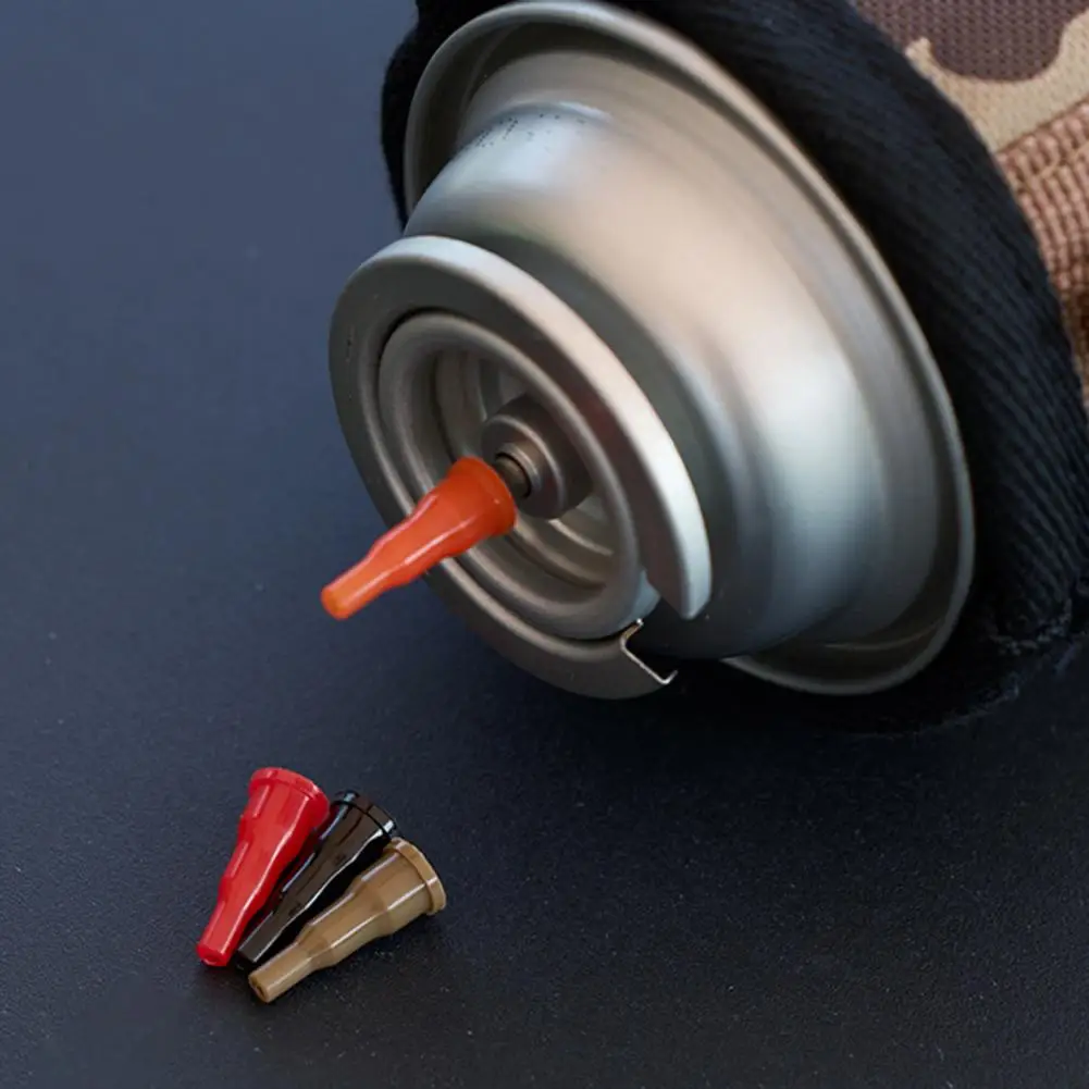 في الهواء الطلق خزان الغاز محول خزان البيوتان فوهة التخييم كاسيت خزان قاذف اللهب الغاز الملء موصل محول تلميح