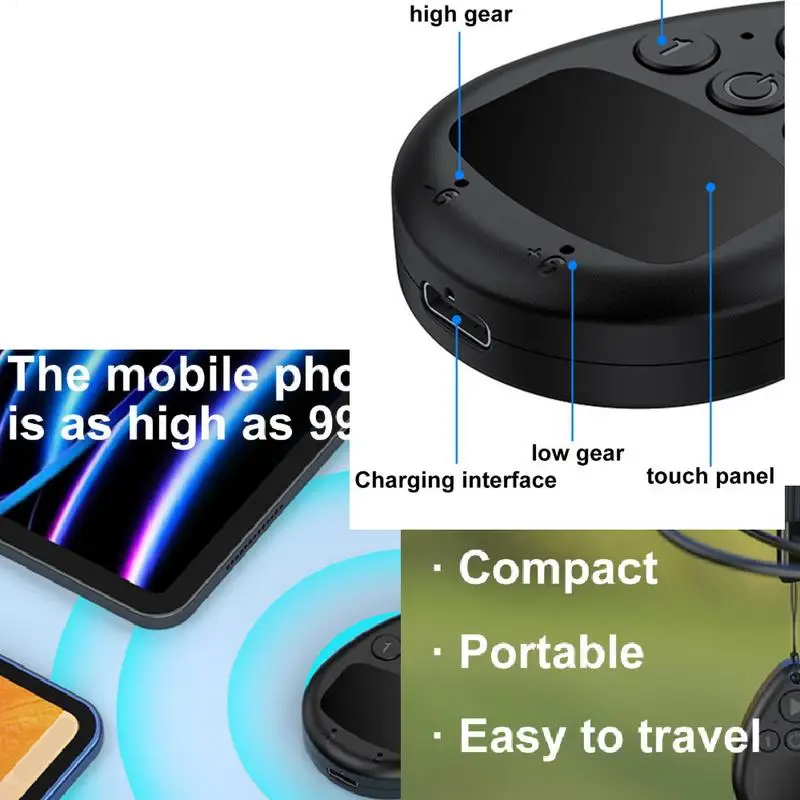 

Blue-tooth Mode Wireless Automatic Clicker Charging Cable Two-speed Phone Auto Clicker Portable No Noise Remotel Clicker